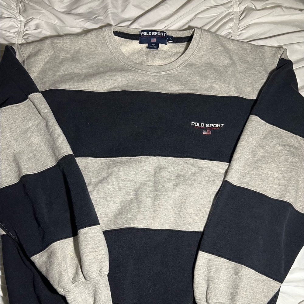 Vintage color block Polo Ralph Lauren Sport Sweatshirt